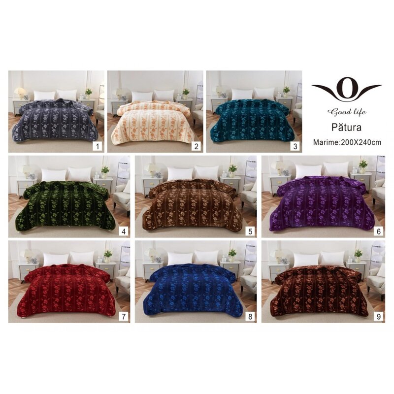 Patura Cocolino dubla, cu 2 fete, 220x240 cm, PIN2509